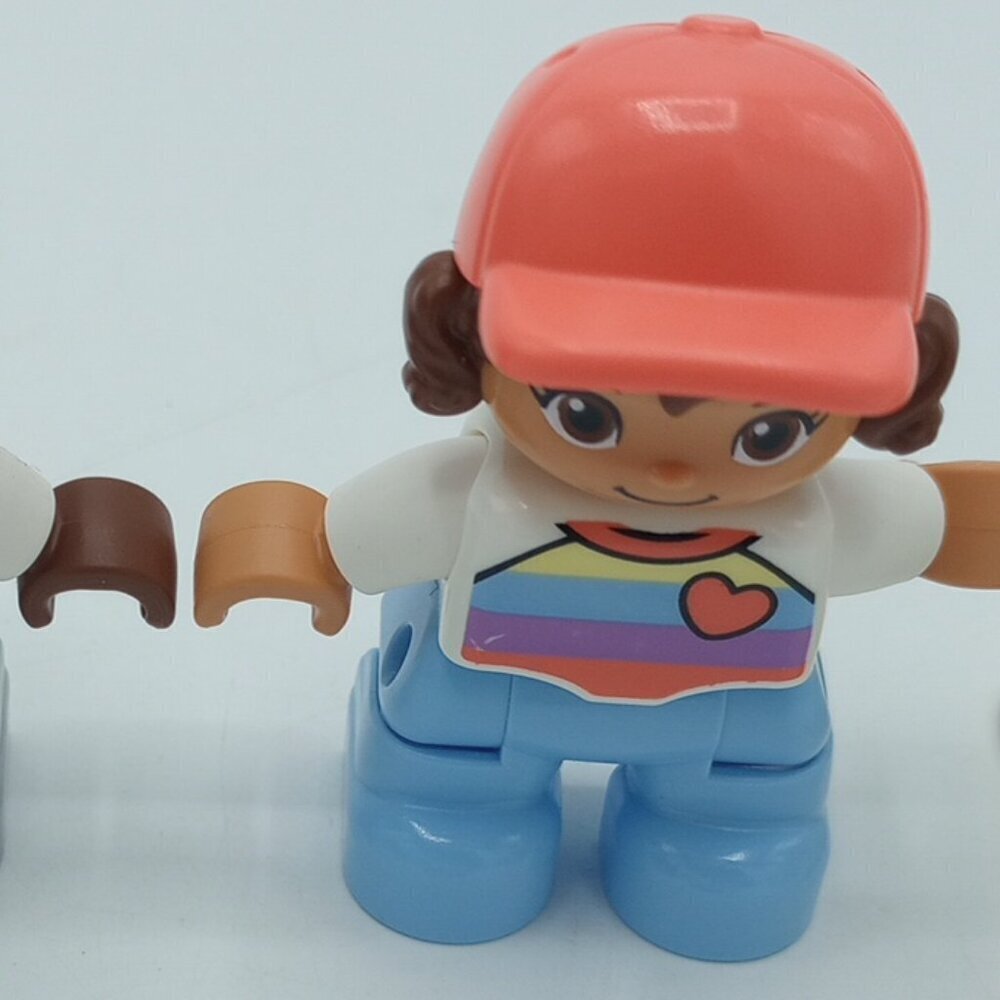LEGO DUPLO Figures Lot of 3 Boy Girl Dog Family Pet Set Toddler Preschool Buildi - Picture 9 of 13